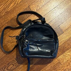 Madewell Black Leather Women's Backpack mini